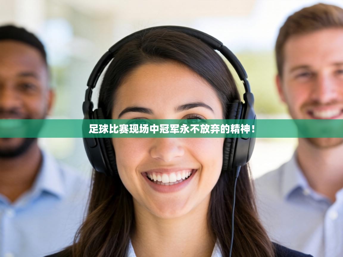 足球比赛现场中冠军永不放弃的精神！  第1张